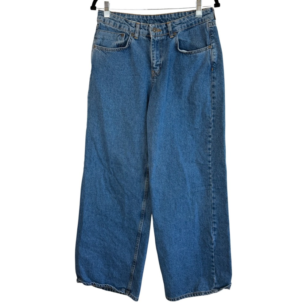 Ragged Jeans by The Ragged Priest Wide Leg Baggy Release Jeans Sz 28 Y2K Skater